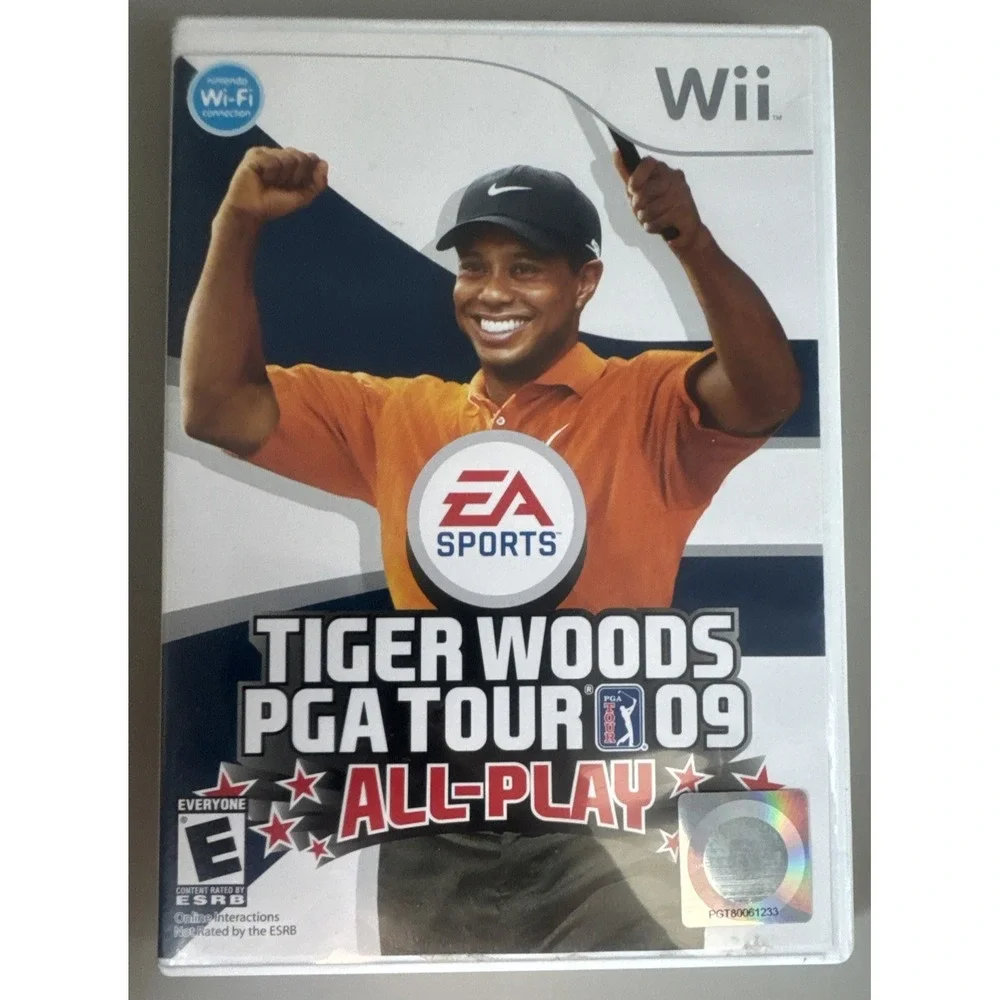Wii. EA Sports Tiger Woods PGA Tour 09 A-PLAY Manual Included
